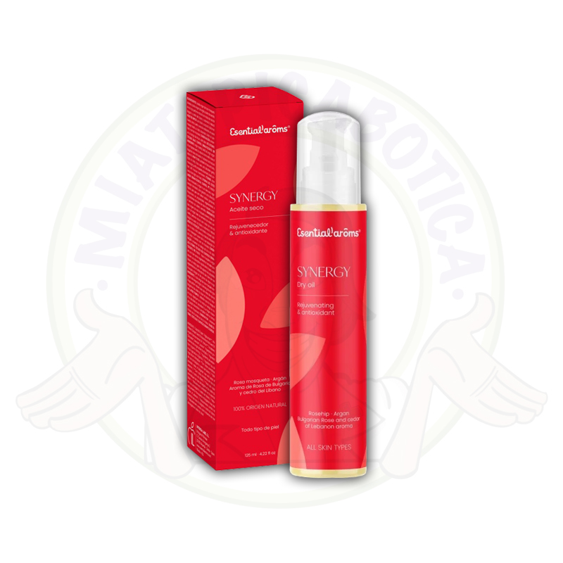 miatipiSynergy Synergy Aceite Seco Regenerador 125ml ESENTIAL'AROMS - Imagen 1