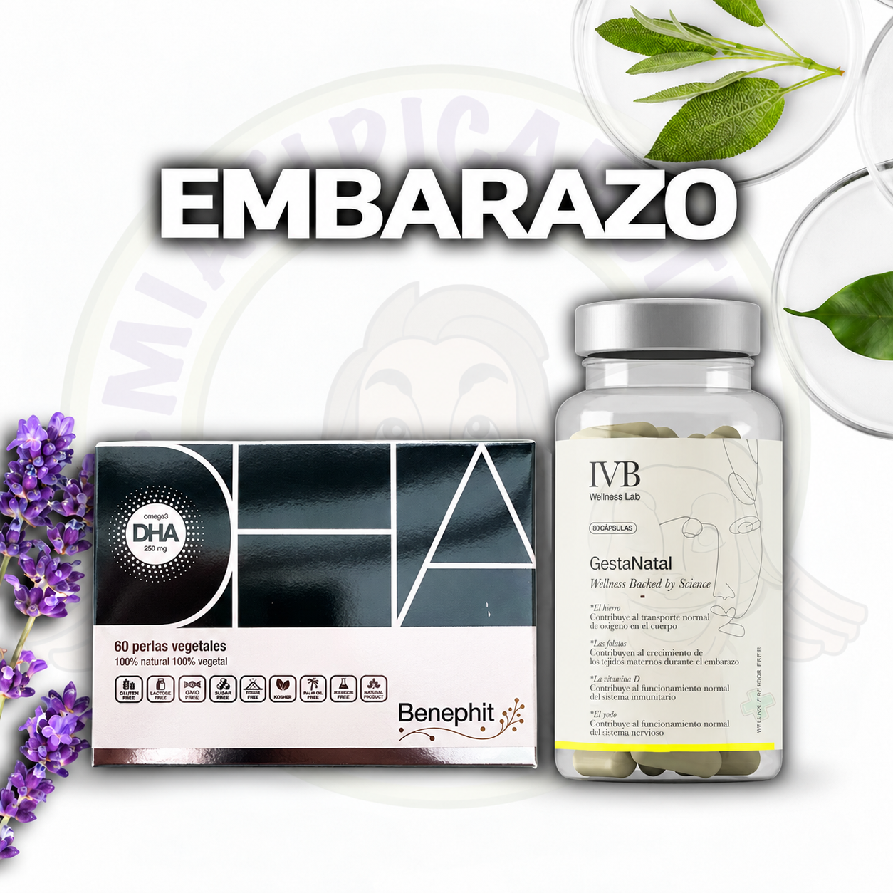 Suplementos para un embarazo saludable BOTIKIT EMBARAZO - Imagen 1
